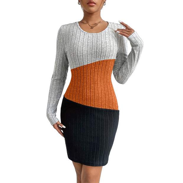 Sexy Classical Round Neck  Regular Sleeve Mid Dresses