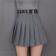 Punk style street skirt pleated skirt skirt