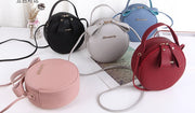 Circular Design leather Handbag