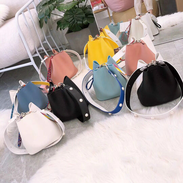 Fashion Leopard Print Bucket Designer cross body Bags For Women