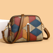 Stylish Double-zipper Cross-body Bags