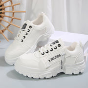 Side-Zipper Design,Thick-soled For Women Sneakers