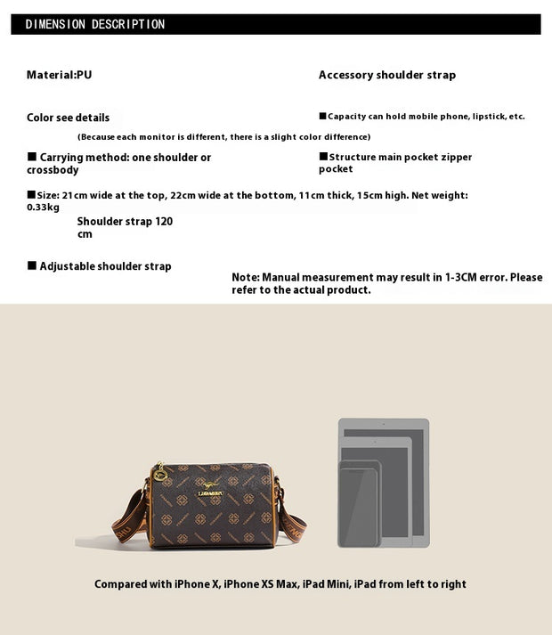 Fashion All-match Bag Women's Large Capacity Broadband