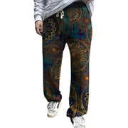 Summer Print Loose Trousers For Men