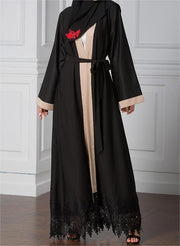 Women's Lace Cardigan Gown Dress