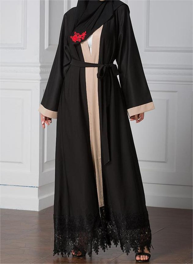 Women's Lace Cardigan Gown Dress