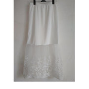 Lace mesh skirt skirt long skirt