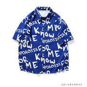 Vintage Oil Painting Floral Shirt For Men
