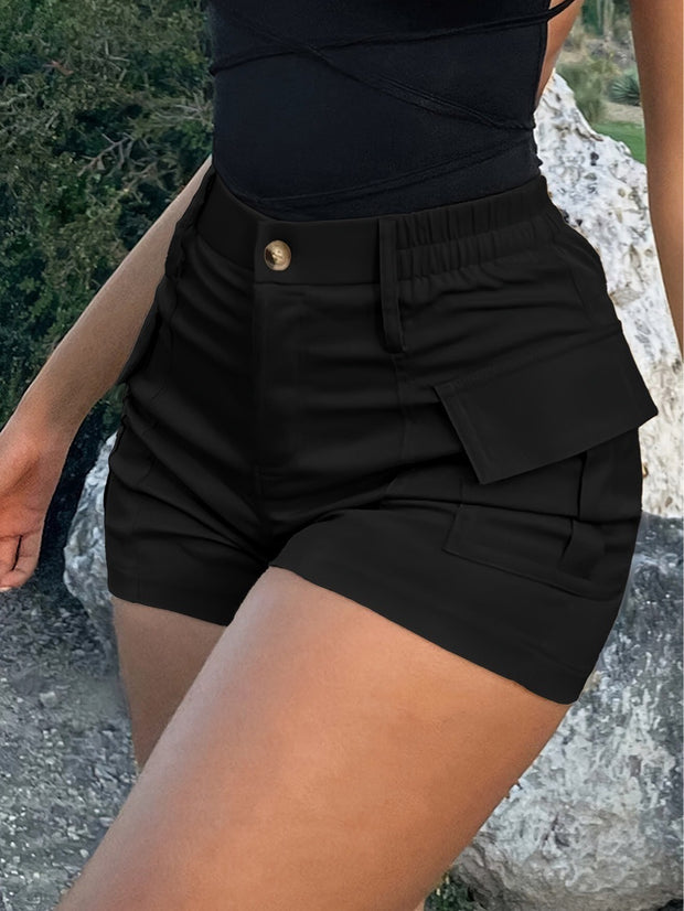 Summer American Casual Solid Colour Shorts