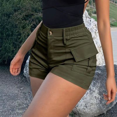 Summer American Casual Solid Colour Shorts