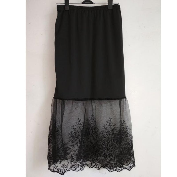 Lace mesh skirt skirt long skirt