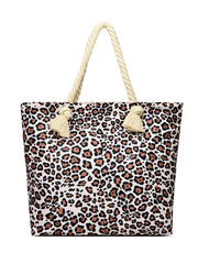 Art Flower Pattern Beach Bags For Women Tote Waterproof and Sand proof
