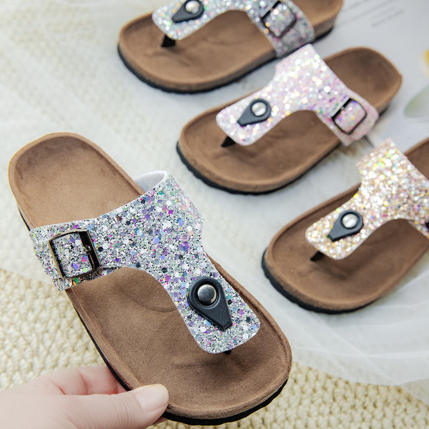 Cork Flip-flops Beach Outdoor Slippers