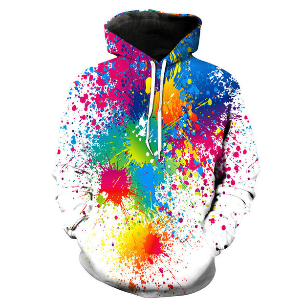 D Digital Printing Men's And Women's Hooded Sweaters Men's And Women's Sweaters Proofing Hoodies