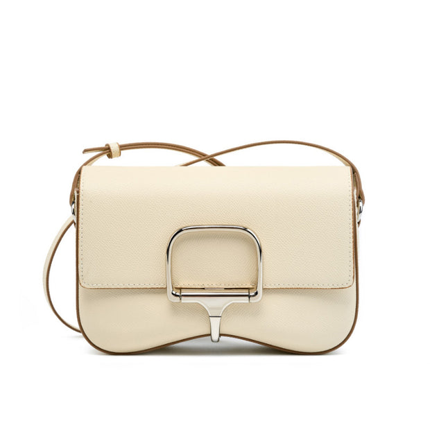 Leather Palm Print Shoulder Bag