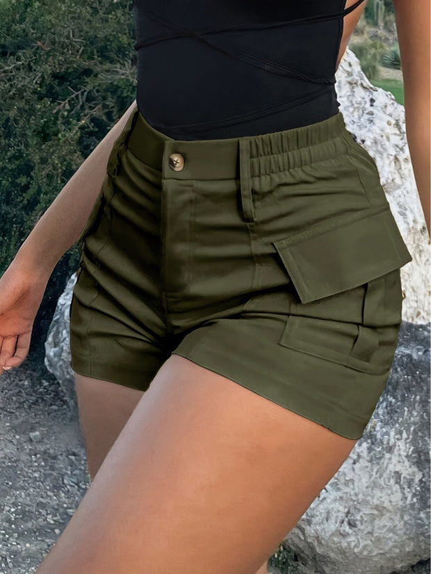 Summer American Casual Solid Colour Shorts