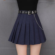 Punk style street skirt pleated skirt skirt