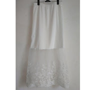Lace mesh skirt skirt long skirt