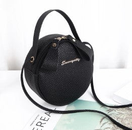 Circular Design leather Handbag