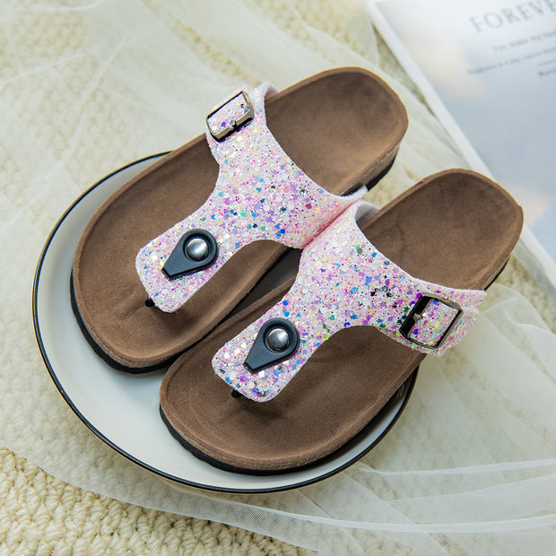 Cork Flip-flops Beach Outdoor Slippers