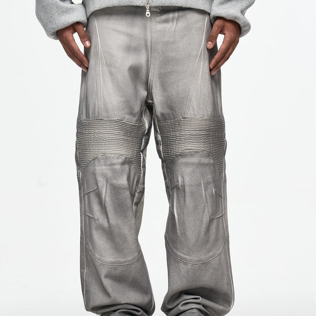 Straight Cargo Loose Trousers For Men