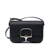 Leather Palm Print Shoulder Bag