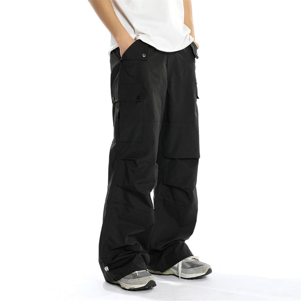 Loose Street Workwear Trousers For Men