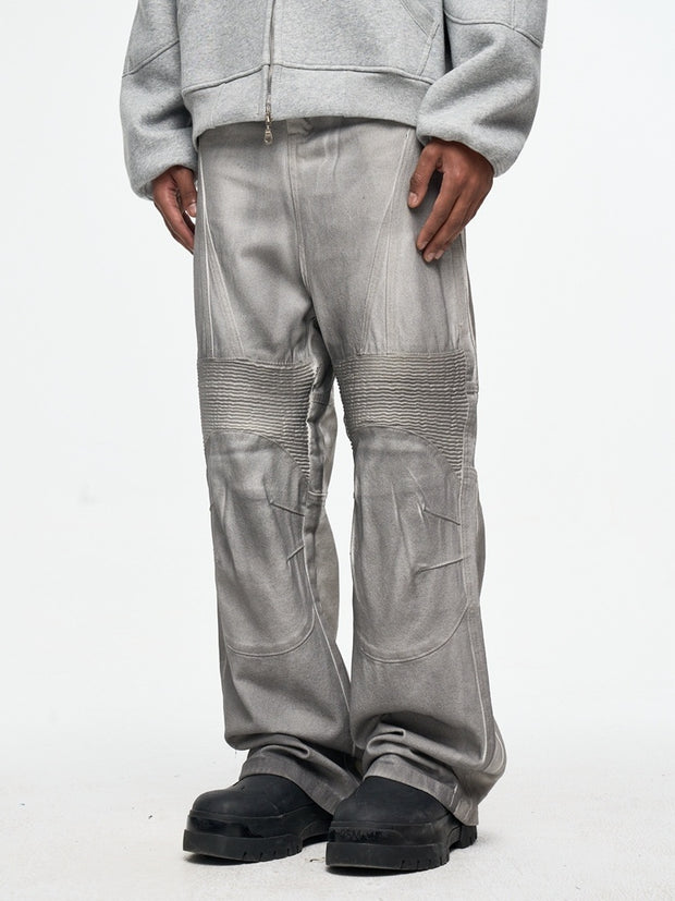 Straight Cargo Loose Trousers For Men