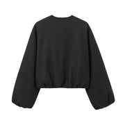 Women's French Design Soft Bomber Jacket Coat