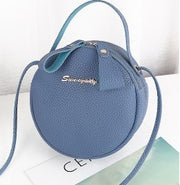 Circular Design leather Handbag