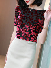Women's V-neck Bottoming Shirt Fashionable