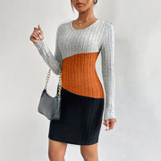Sexy Classical Round Neck  Regular Sleeve Mid Dresses