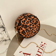 Circular Design leather Handbag