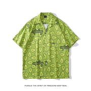 Vintage Oil Painting Floral Shirt For Men