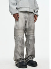 Straight Cargo Loose Trousers For Men