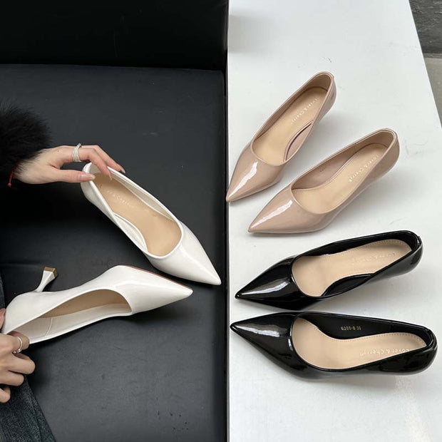 stiletto pointed shoe Heel