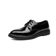 Glossy men fashion Leather Shoes
