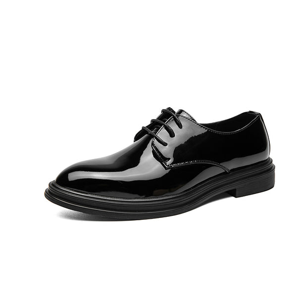 Glossy men fashion Leather Shoes