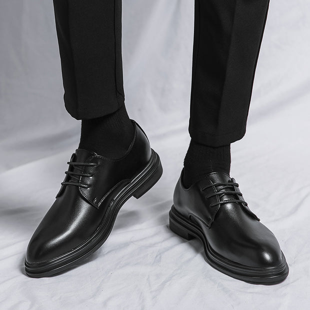 Glossy men fashion Leather Shoes