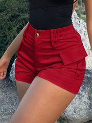Summer American Casual Solid Colour Shorts