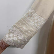 New Stitching Tied Cardigan Embroidery Dress