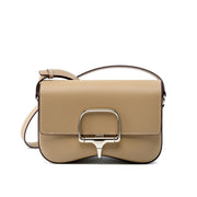 Leather Palm Print Shoulder Bag