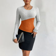 Sexy Classical Round Neck  Regular Sleeve Mid Dresses