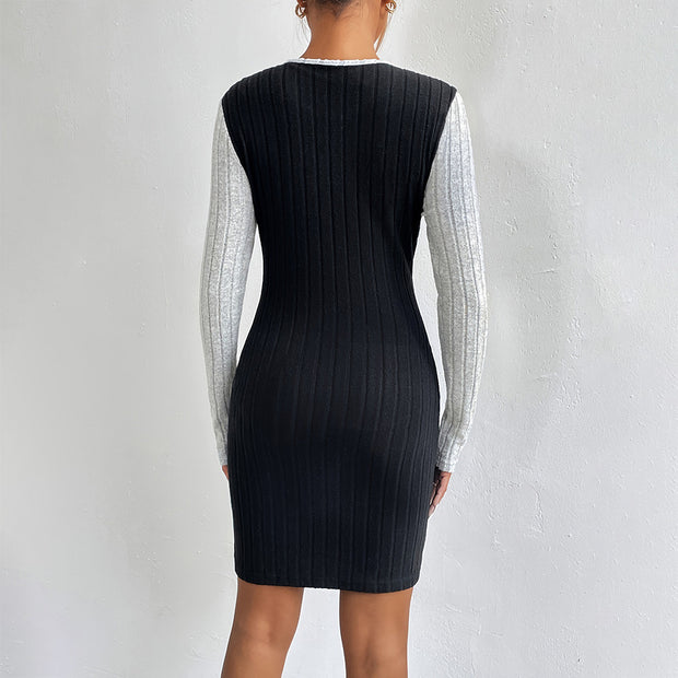 Sexy Classical Round Neck  Regular Sleeve Mid Dresses