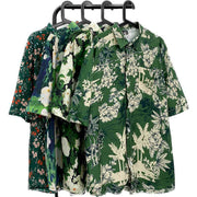 Vintage Oil Painting Floral Shirt For Men