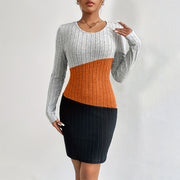Sexy Classical Round Neck  Regular Sleeve Mid Dresses