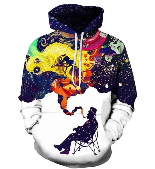 D Digital Printing Men's And Women's Hooded Sweaters Men's And Women's Sweaters Proofing Hoodies