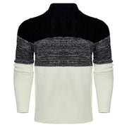 Men's Casual Long Sleeve Cable Knit Pullover Sweater