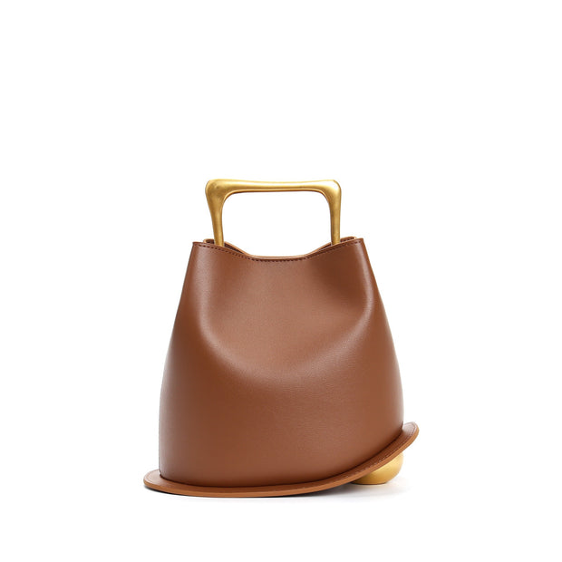 Women Cowhide Leather Portable Bag