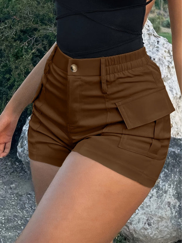 Summer American Casual Solid Colour Shorts
